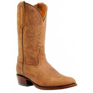 NEW CODY JAMES men's round toe western boots in brown